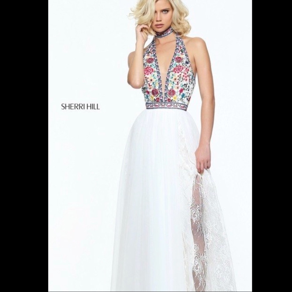 Sherri Hill Prom Dress - Style 51023 - white